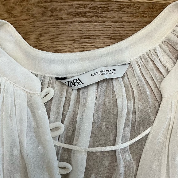 Zara white blouse - Picture 7 of 8